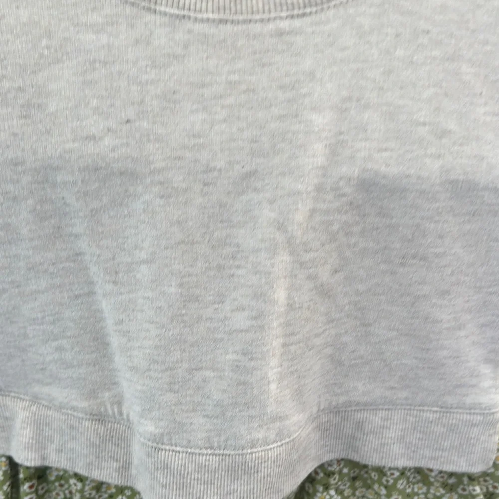 Carter's Heather & Green Casual Dress with Peplum Style Long Sleeves Girls 4T - Picture 3 of 8